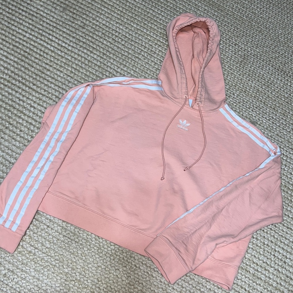Pink adidas hoodie